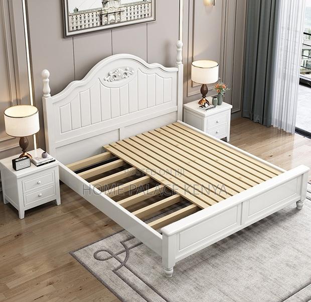 Wooden Bed: Durable Solid Oak Wooden Bed - thumbnail 5