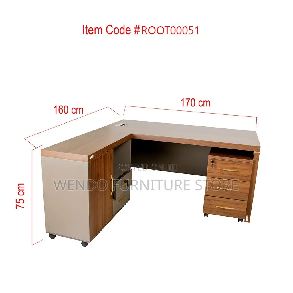 Office Desk; PTR- N 1.6 Meters Executive Office Desk