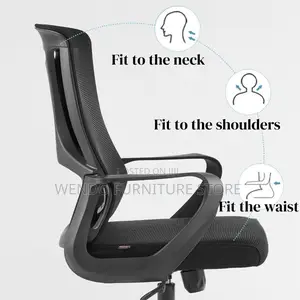 Office Chairs; Ergonomic Swivel Executive Fabric Office Chairs
