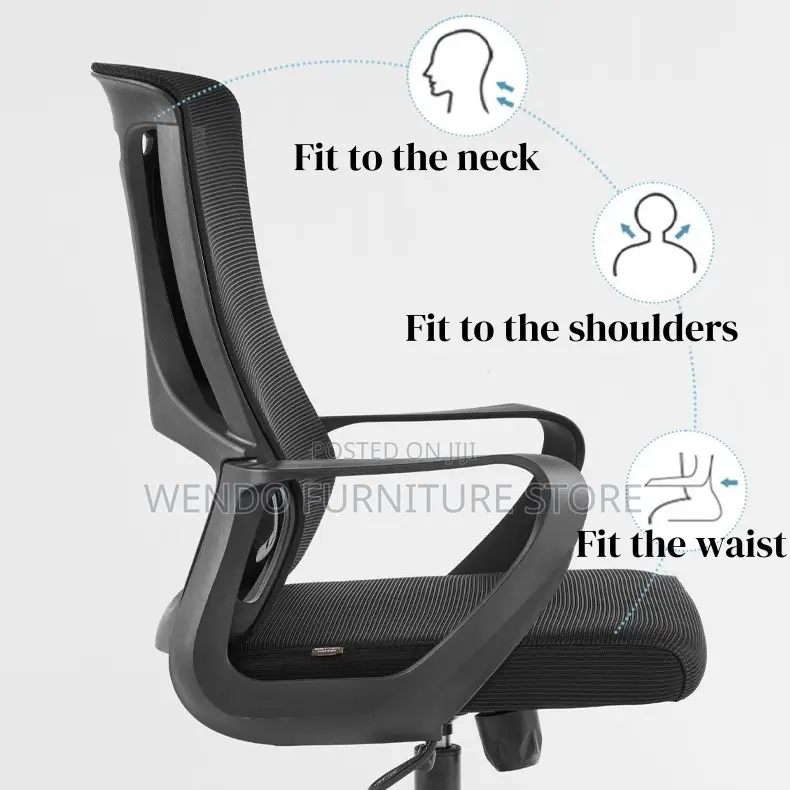 Office Chairs; Ergonomic Swivel Executive Fabric Office Chairs