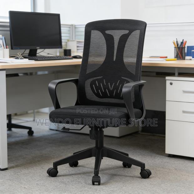 Office Chairs; Ergonomic Swivel Executive Fabric Office Chairs - thumbnail 14