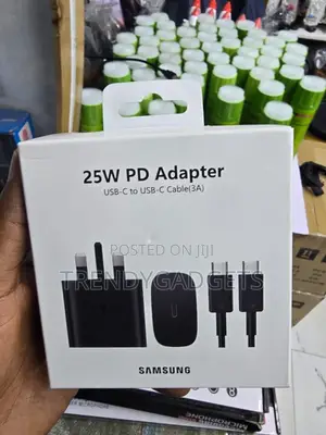 Samsung 25w Pd Fast Charger Usb-C Adapter With Type-C Cable