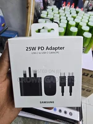 Samsung 25w Pd Fast Charger Usb-C Adapter With Type-C Cable