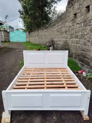 White Wood Bed 5x6