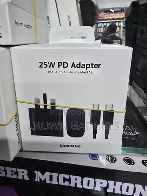 Samsung 25w Usb-C Power Adapter Pd 3.0 Fast Charger