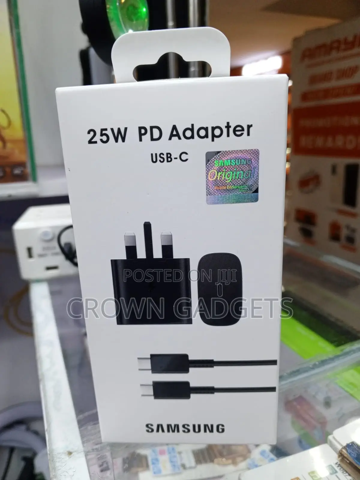 Samsung 25w Super Fast Charger With Usb-C Cable Black