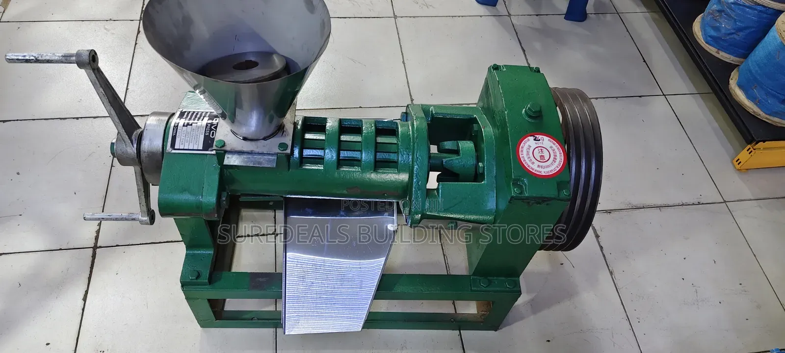 Oil Pressing Machine With 7.5hp Motor