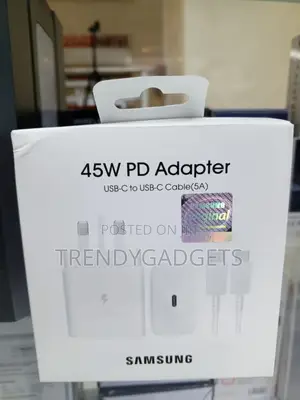 Samsung 45w Pd 3.0 Fast Charging Adapter Type-C Set
