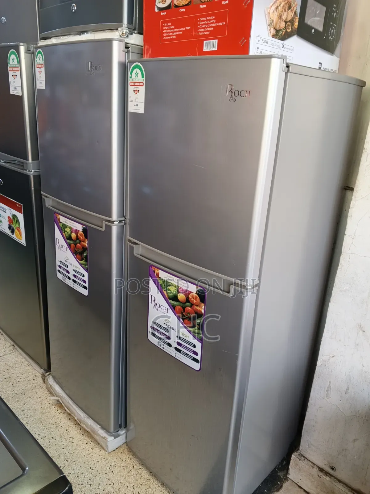 Roch Gray Colour Refrigerator