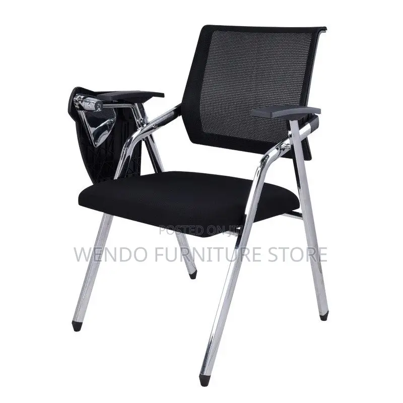 Office Chairs Foldable School Office Chairs With Book Pad