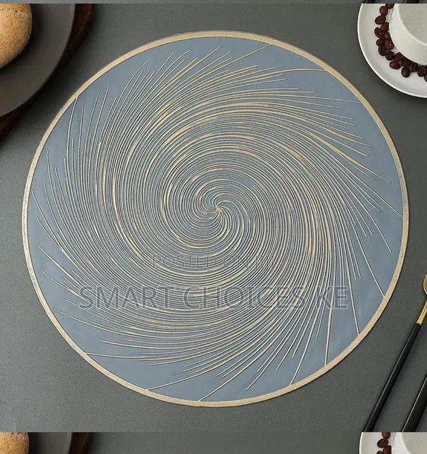 6pcs PVC Non-Woven, Waterproof Table Mats - thumbnail 2