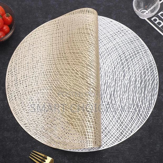 6pcs PVC Non-Woven, Waterproof Table Mats - thumbnail 4