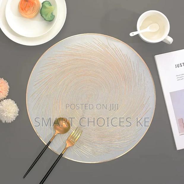 6pcs PVC Non-Woven, Waterproof Table Mats - thumbnail 5