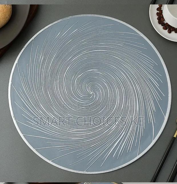 6pcs PVC Non-Woven, Waterproof Table Mats - thumbnail 13