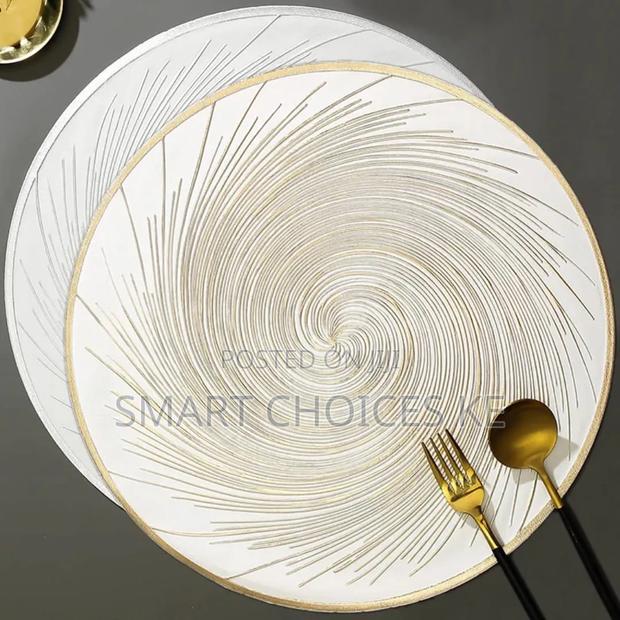 6pcs PVC Non-Woven, Waterproof Table Mats - thumbnail 14