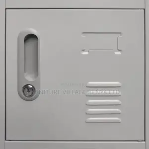 6-Door Metallic Changing Rooms Storage Locker