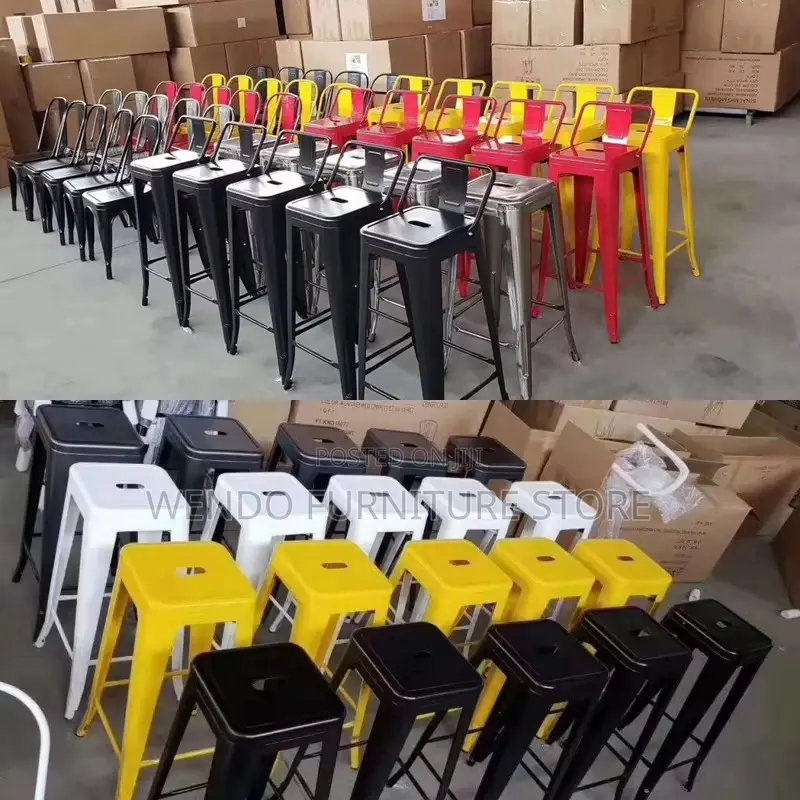 Barstools; Classic Home Dining and Kitchen Non Swivel Barstools