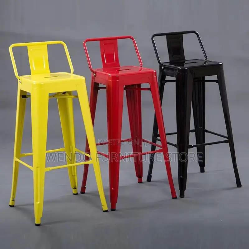 Barstools; Classic Home Dining and Kitchen Non Swivel Barstools