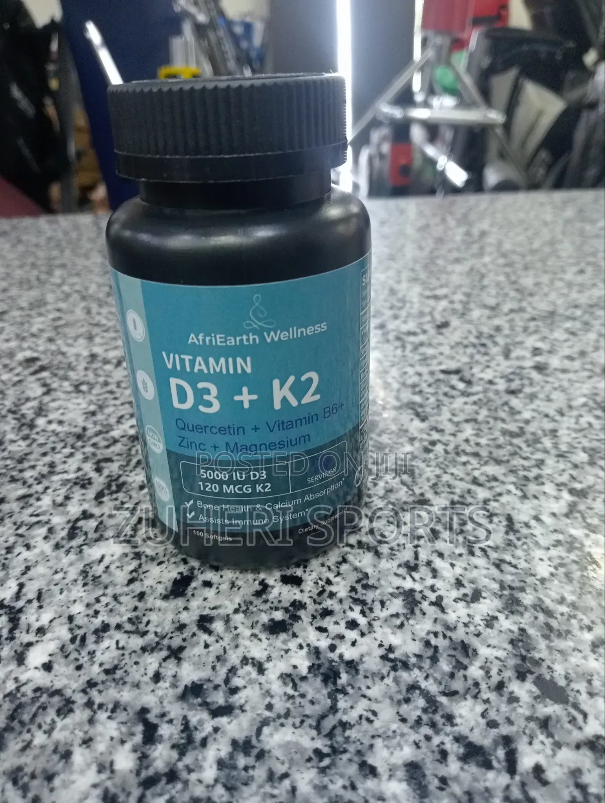 Vitamin D3 + Capsules :Bone, Heart Immune Support Formula
