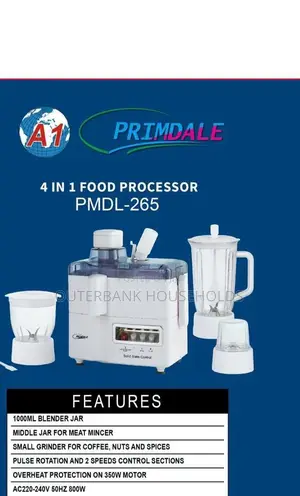 Primdale 4 in 1 Juicer Watts;800