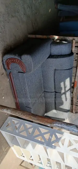 Grey Semi Recliner Sofa Seat