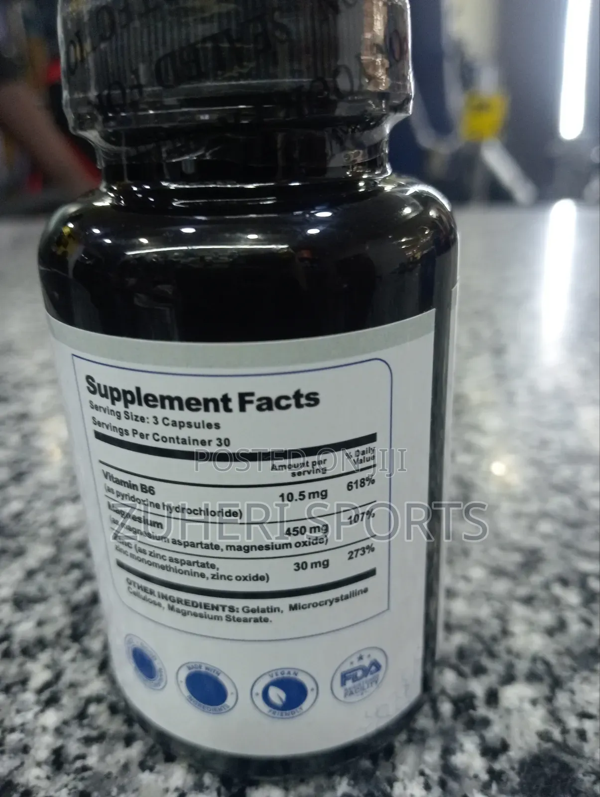 Mysinoy Zma Capsules: Zinc Magnesium Aspartate,Vitamin B6