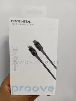 Cable Proove Dense Metal Type-C to Lightning 27w (1m) Black