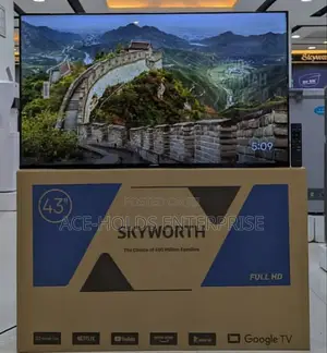 Full Hd Skyworth 43" Inch 1080p Frameless Smart Tv