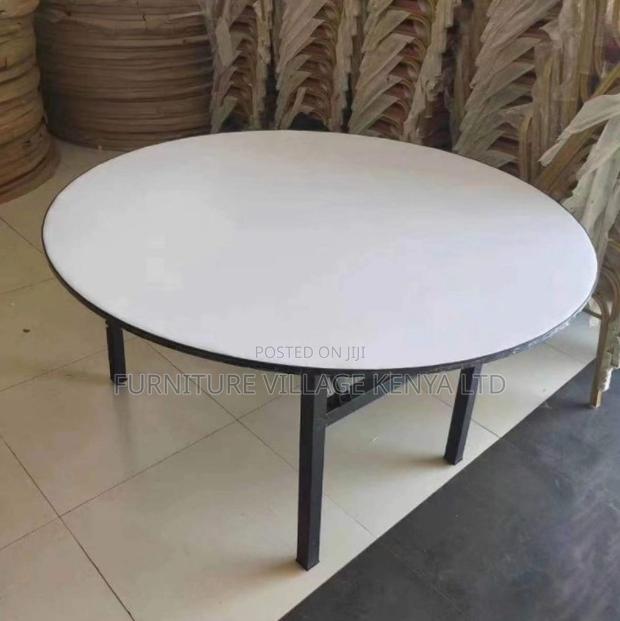 Customized Folding Round Office Banquet Table - thumbnail 3