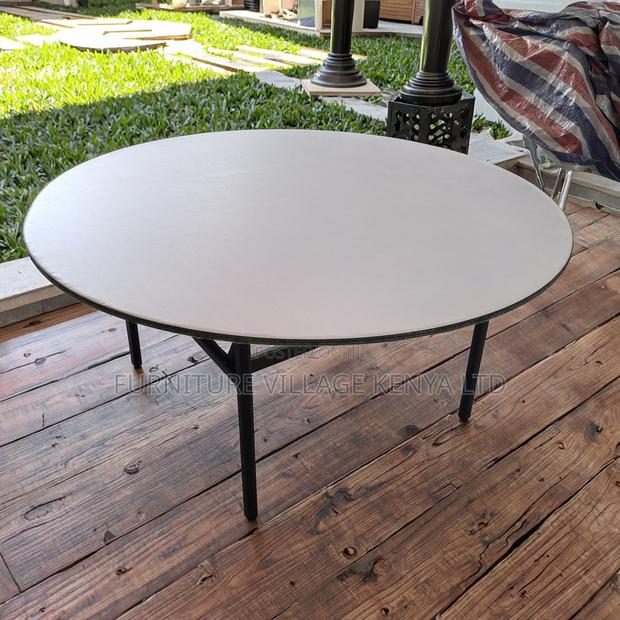 Customized Folding Round Office Banquet Table - thumbnail 5