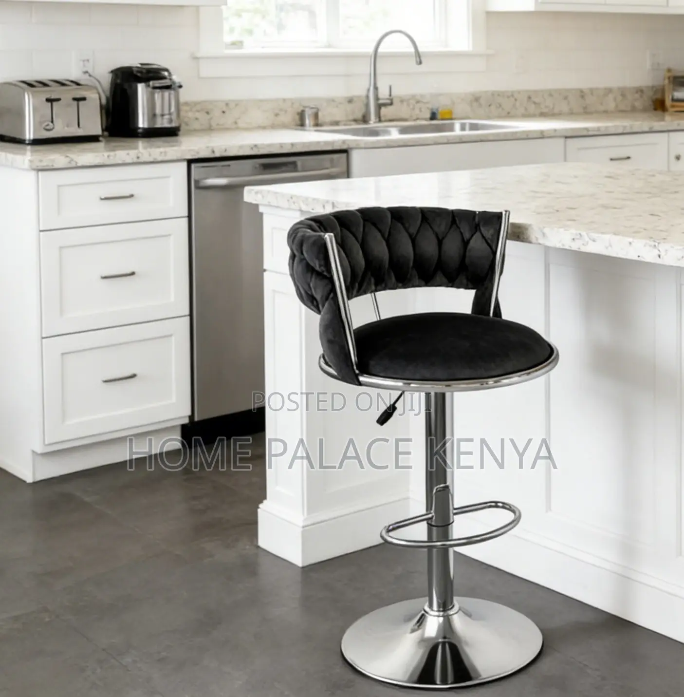 Bar Chair: Simple Bar Chair With Lifting Rotating Design