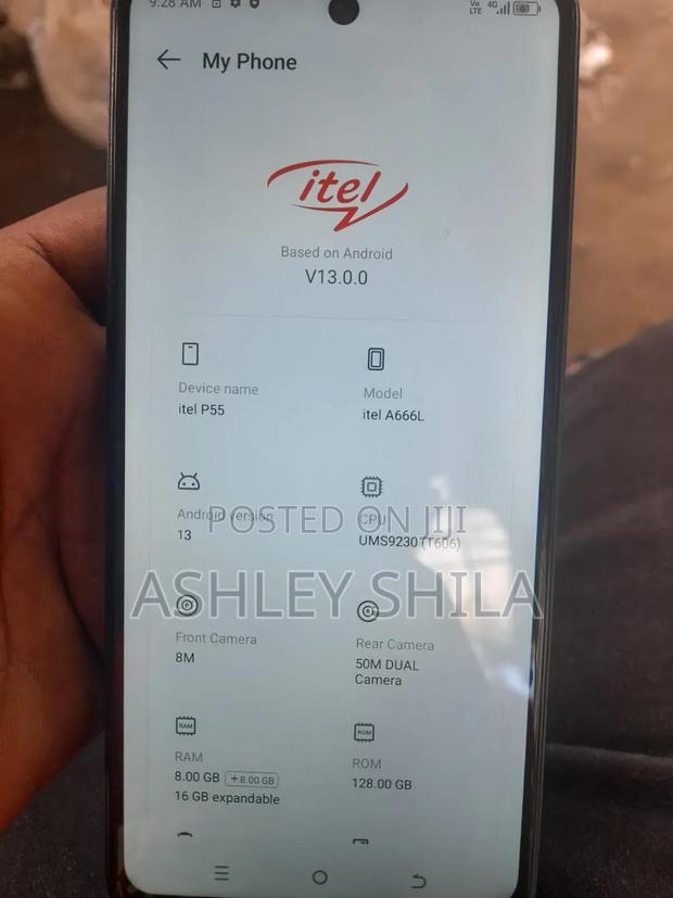 Itel P55 128 GB Black - thumbnail 3