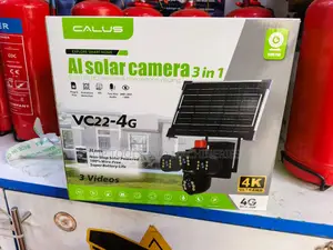 Calus Vc22-4g Ai Solar Camera 3 in 1 Ultra Hd With Siren Alert