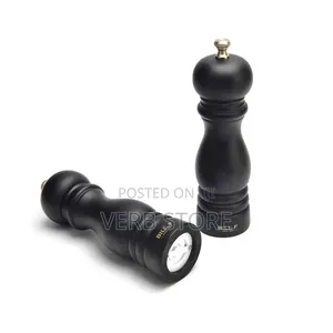 6 Inch Wood Pepper Grinder Mill Adjustable Stainless Steel Grinder*