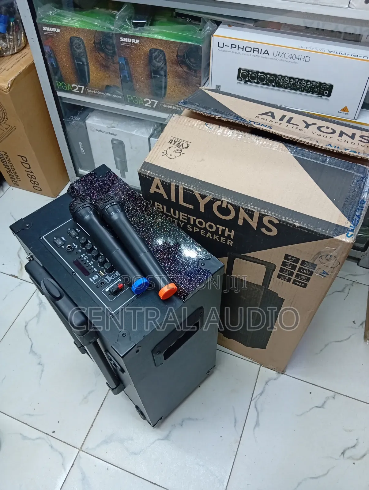 Ailyons 12inch Bluetooth Speaker With Led