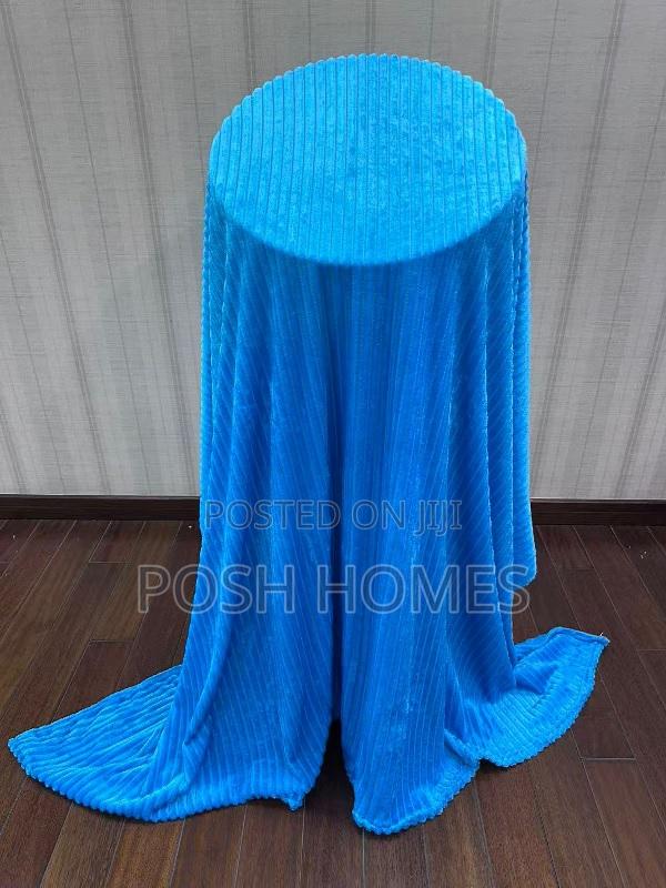 Blue Velvet Throw Blankets