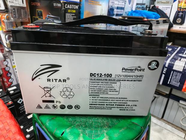 Ritar Dc-100 12v 100ah Maintenance Free Solar Backup Battery