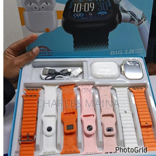 I20 Ultra Max Suit Smart Watch Ultra 7 Strap + - thumbnail 2