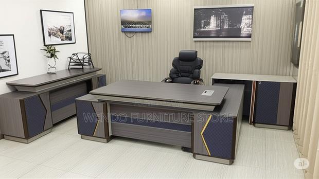 Office Desk; 2.4 Meters Executive High Office Desk - thumbnail 3