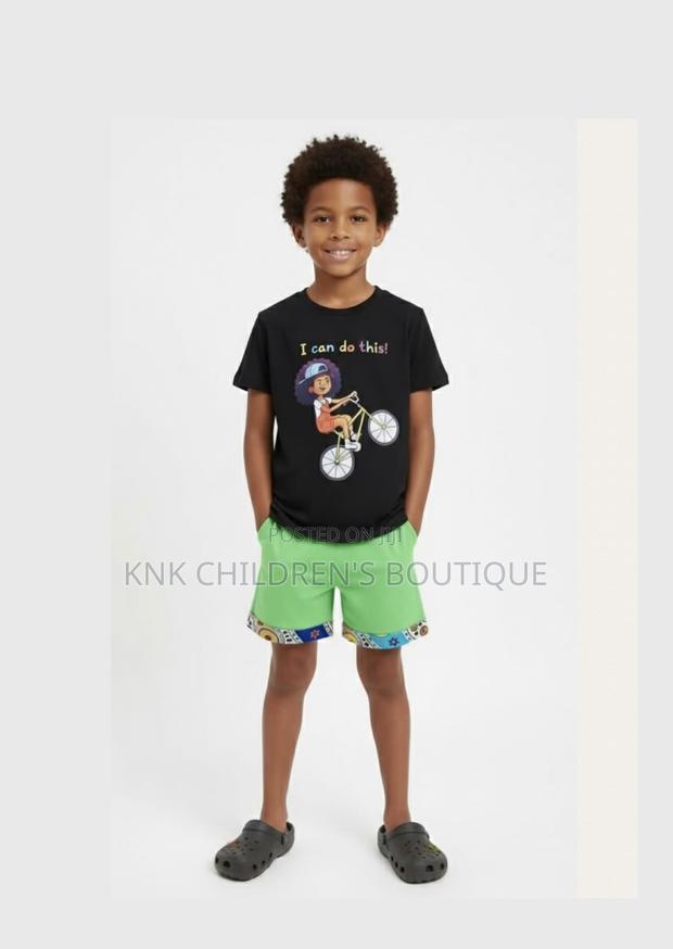 KNK Kids Shorts and T-Shirt Sets – Green