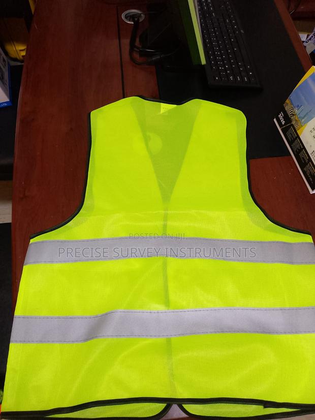 Fluorescent Reflective Safety Bib Without Pockets