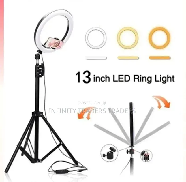 Bluetooth Enabled 13-Inch Led Ringlight