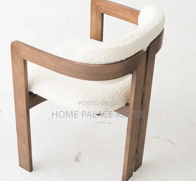 Dining Set: Curved Back Wooden Dining Chair and Table Set