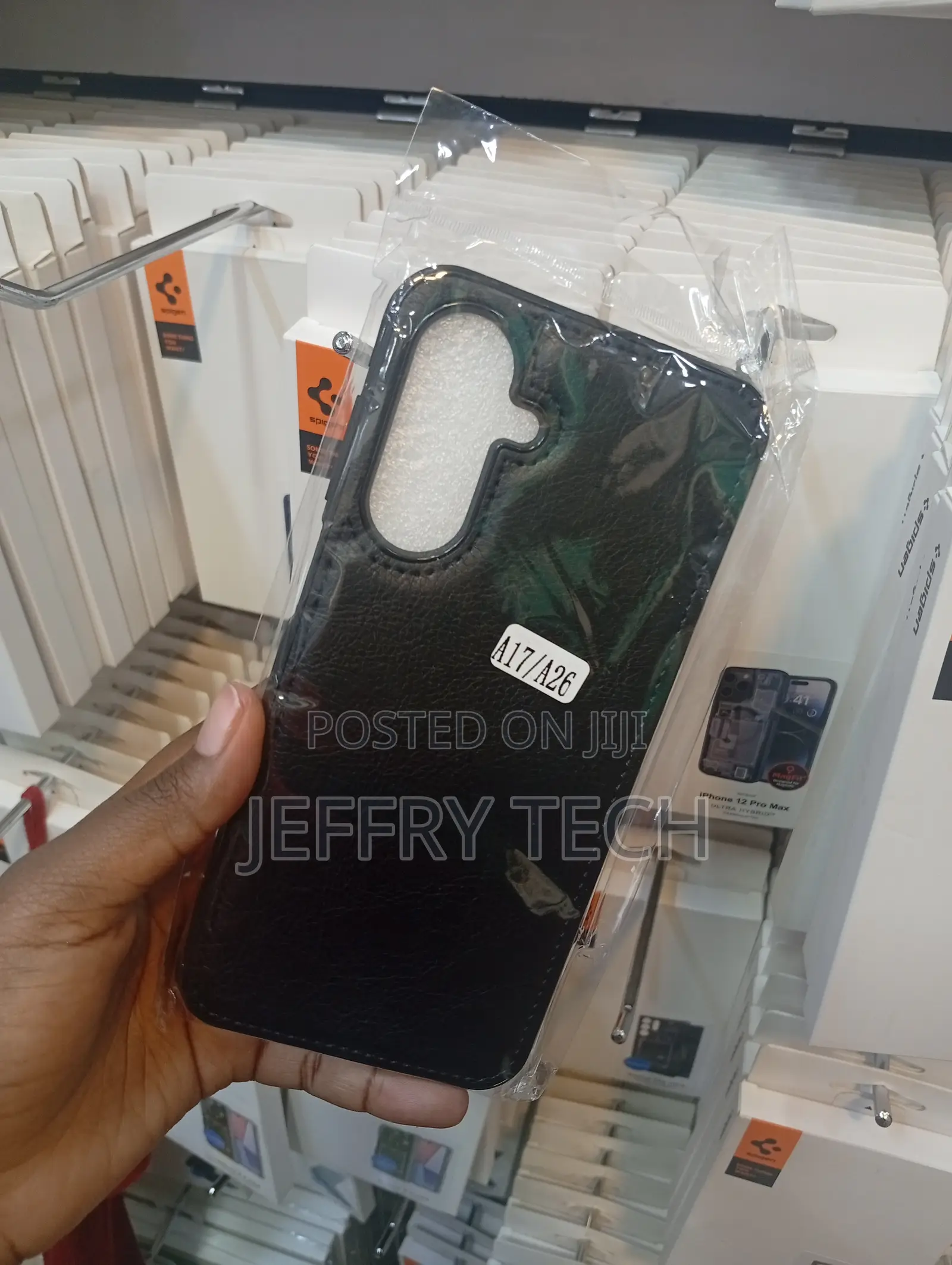 Samsung Galaxy A17 Premium Puffer Leather Finish Back Cover