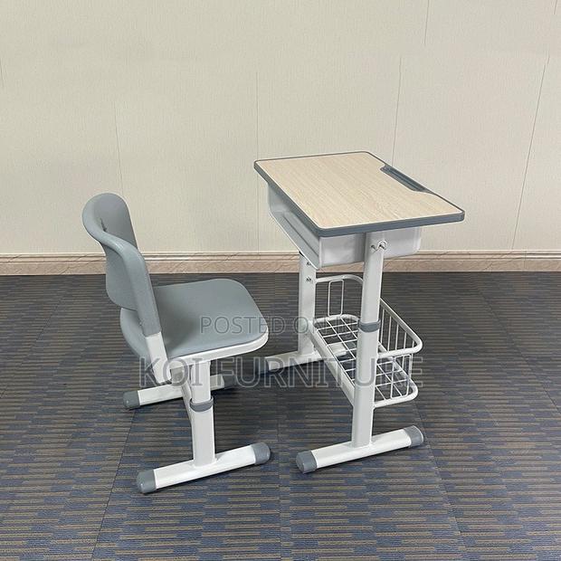 Kids Combo : Modern Adjustable Children’S School Desk and Chair Set