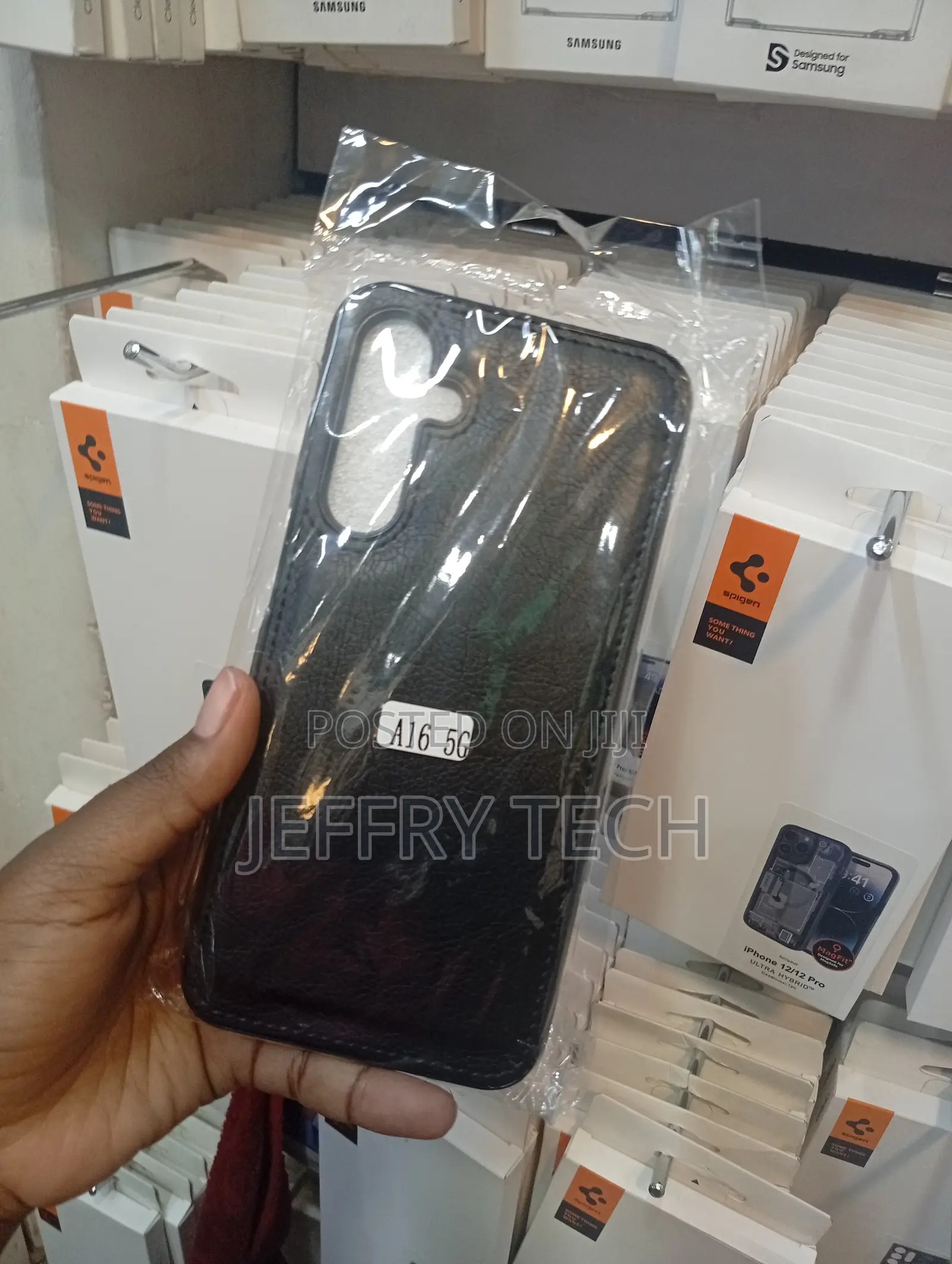 Samsung Galaxy A16 Stylish Leather Cover