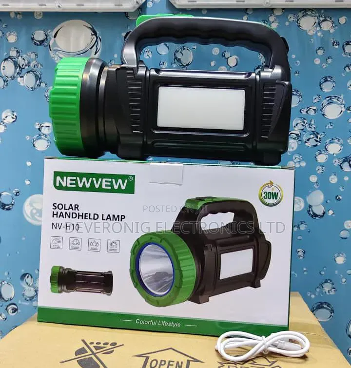 *30watts Solar Handheld Torch*