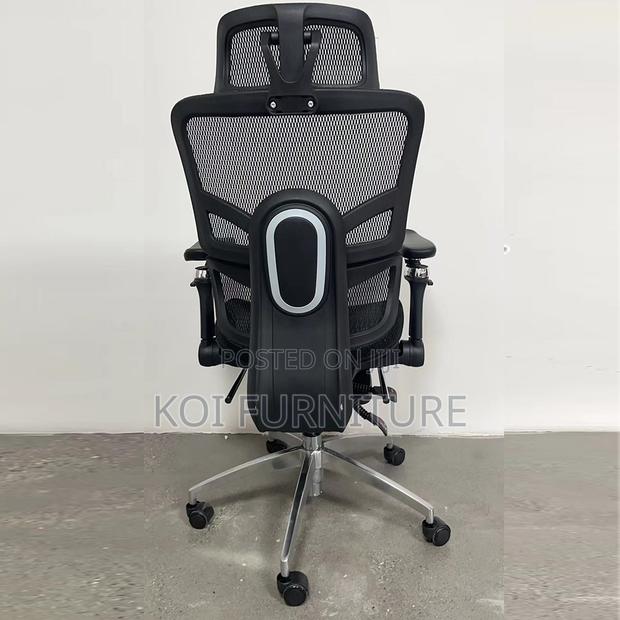 Office Chair : L19 Black High-Back Mesh Ergonomic Office Chair - thumbnail 7
