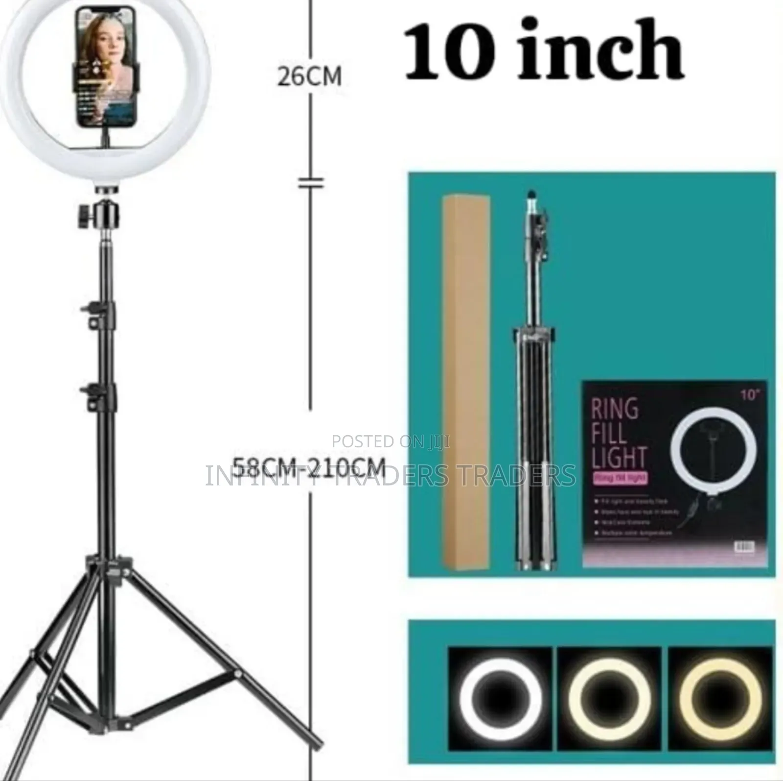 10-Inch Led Ringlight Fill Light