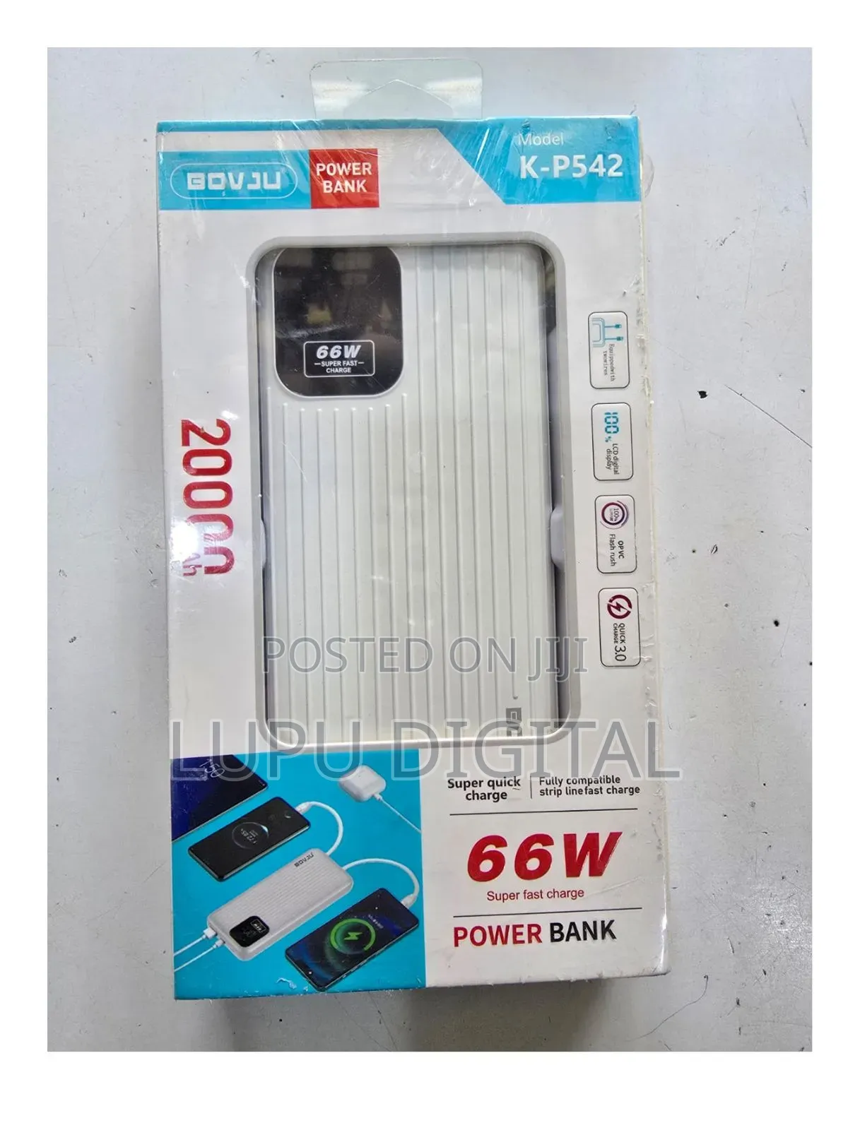 Kp542 20000mah Superfast Powerbank